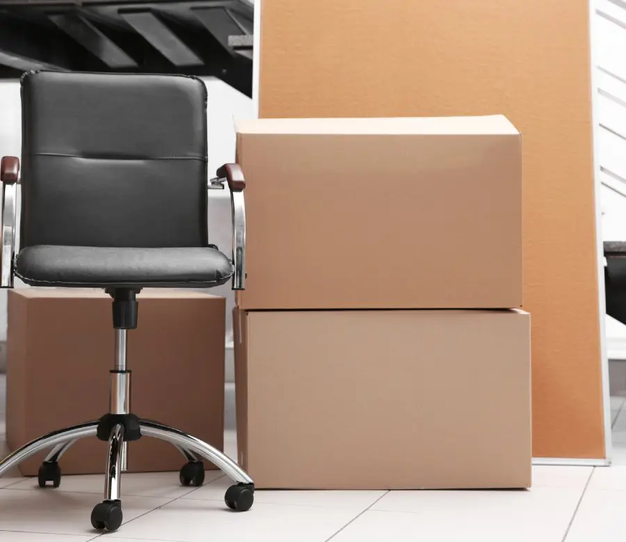 boxes chair office